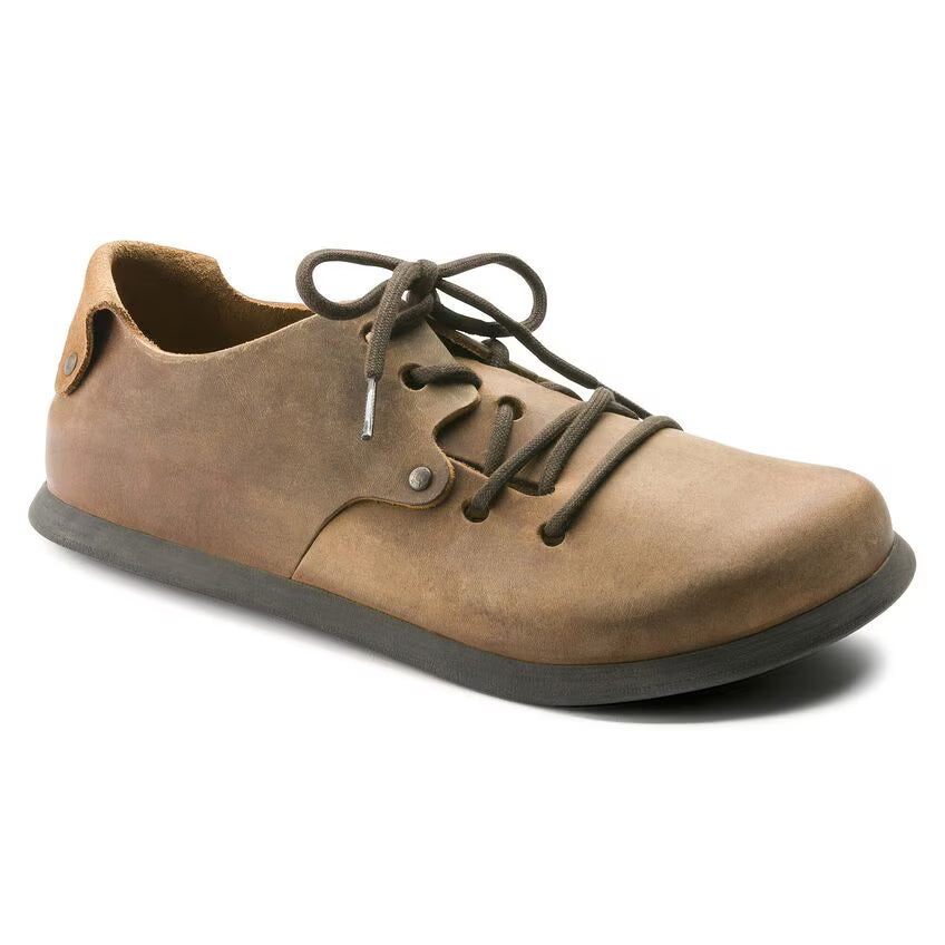 Birkenstock Lace Up Montana Oiled Leather - Cuoio