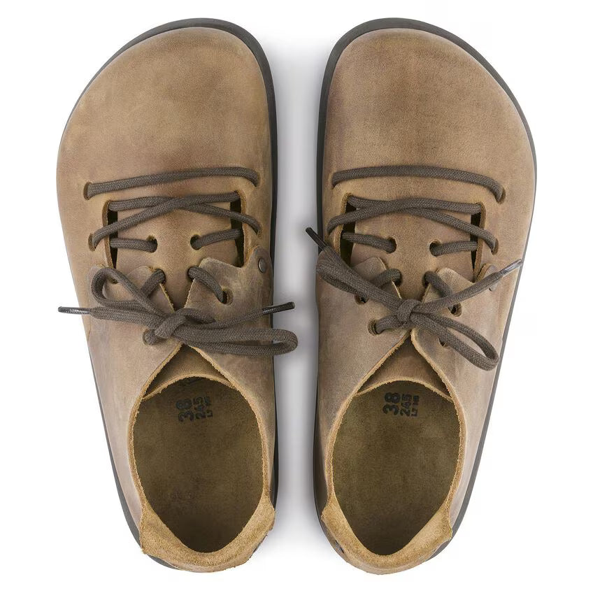 Birkenstock Lace Up Montana Oiled Leather - Cuoio