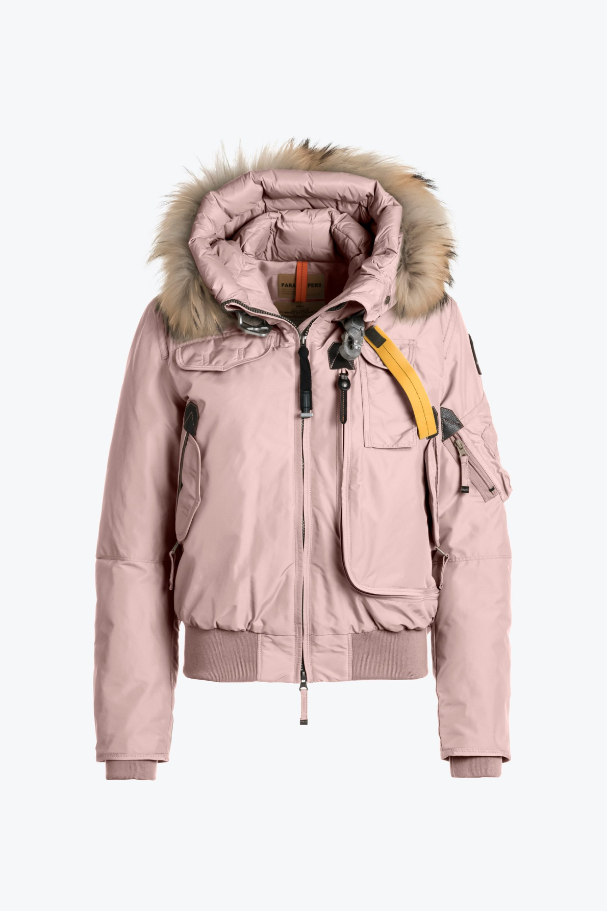 Parajumpers Gobi Women s Hooded Bomber Jacket Pink W21 Collection
