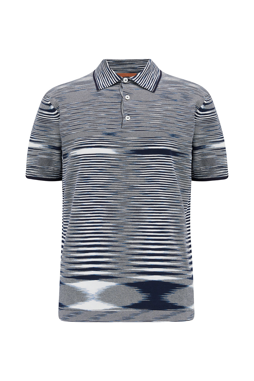 Missoni Men s Navy Space dyed Stripe Polo Shirt Linea Fashion