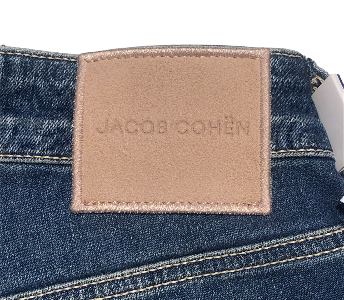 Women's Blue Jeans by Jacob Cohen - Close Up Back Patch