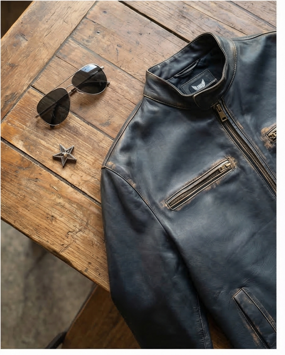 The Style of Heroes G1 Men's Leather Jacket