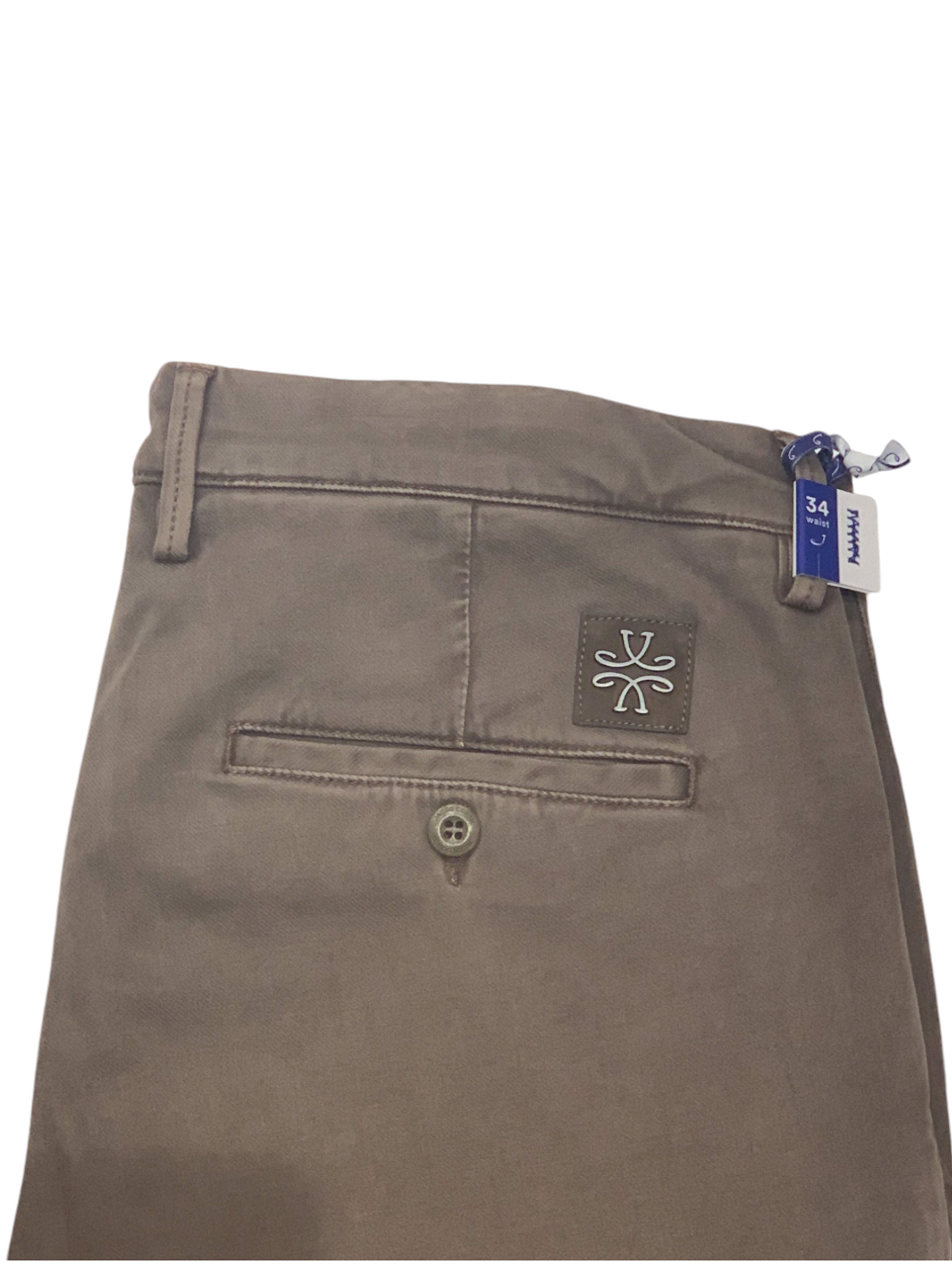 Jacob Cohën Men's Bobby Slim Fit Trousers Khaki