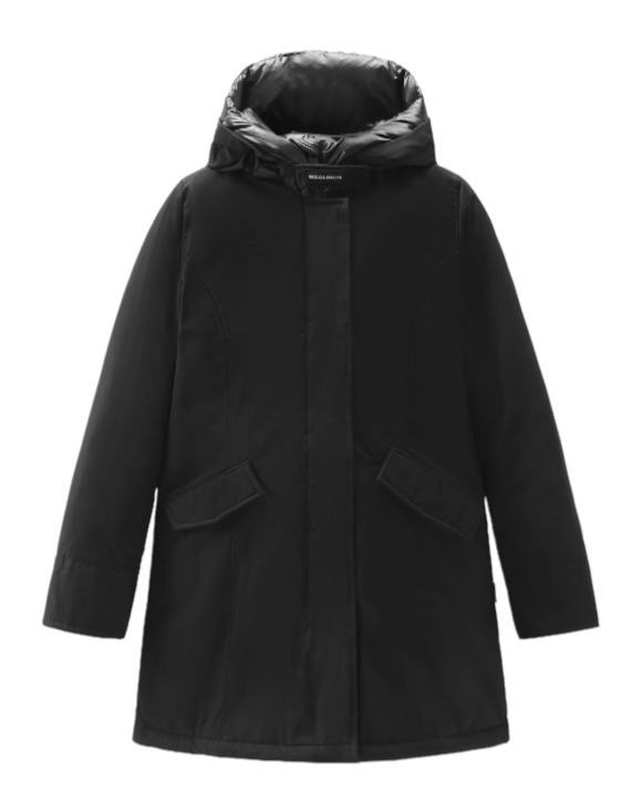 Woolrich Women s Arctic Down Parka Coat Black Linea Fashion