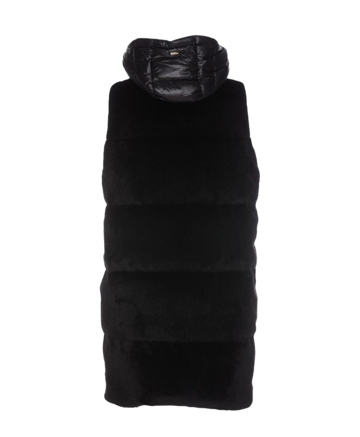 Women's Black Gilet by Herno - Back View