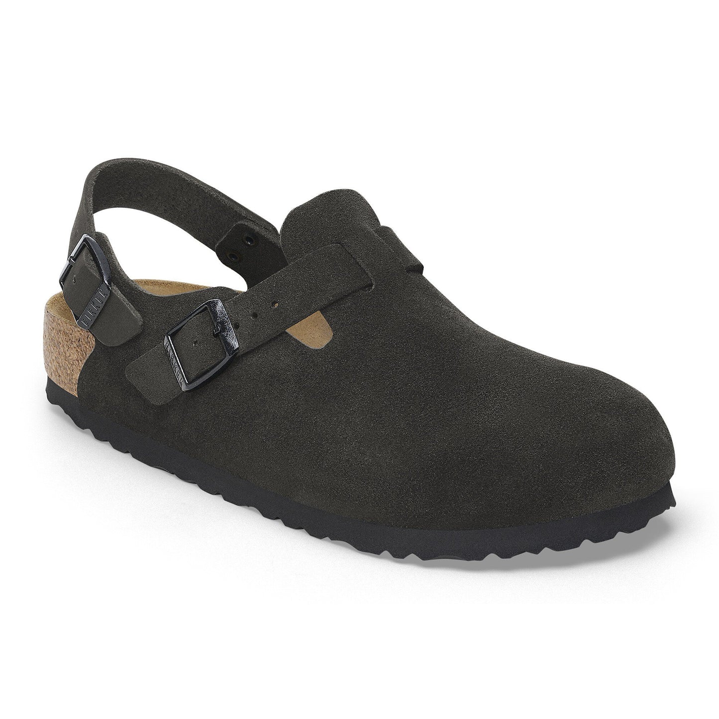 Birkenstock Unisex Tokio Suede Leather Sandals Black