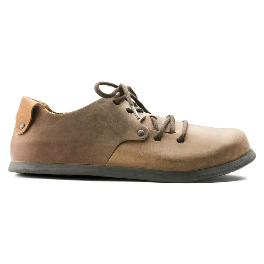 Birkenstock Lace Up Montana Oiled Leather - Cuoio