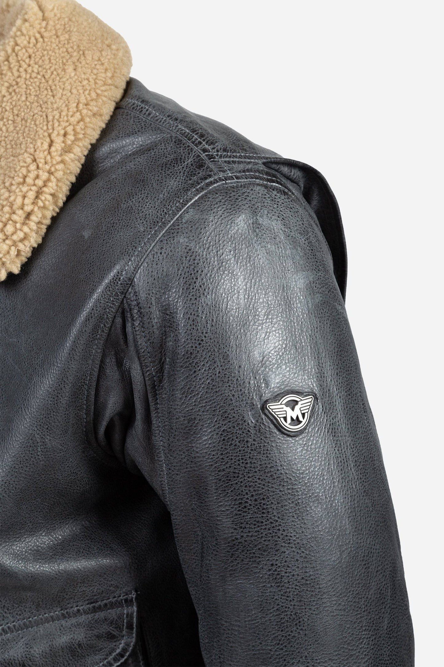 Matchless Top Gun Men's Bomber Jacket Black/Green