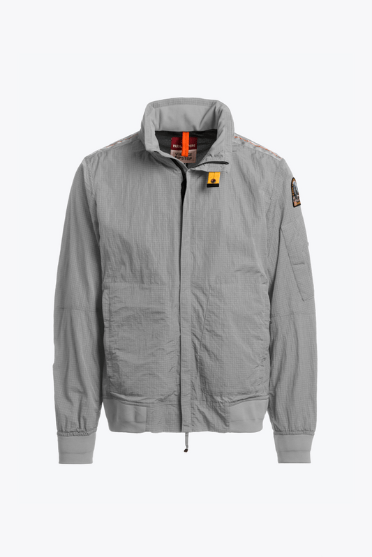 Parajumpers Stuart Men's Nylon Jacket Grey – Front View
