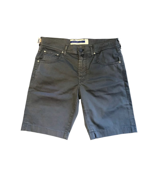 Jacob Cohën Men's Nicolas Shorts in Lead Grey - Front View