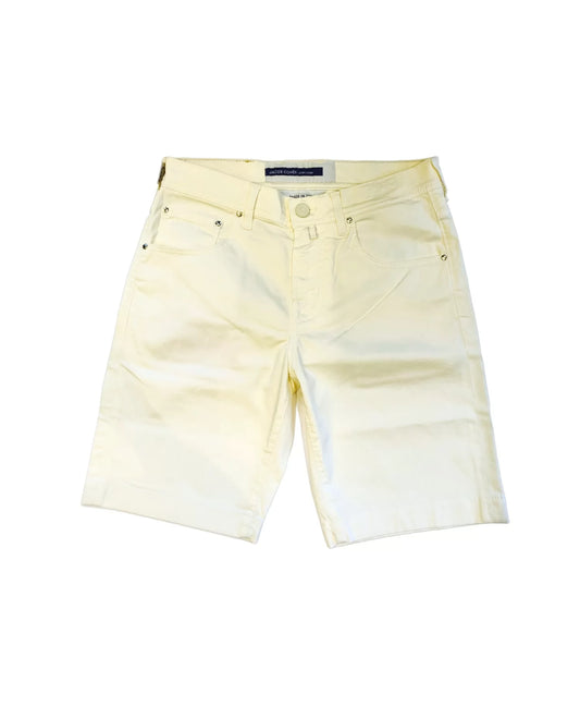 Jacob Cohën Men's Nicolas Shorts in Butter Cream - Front View