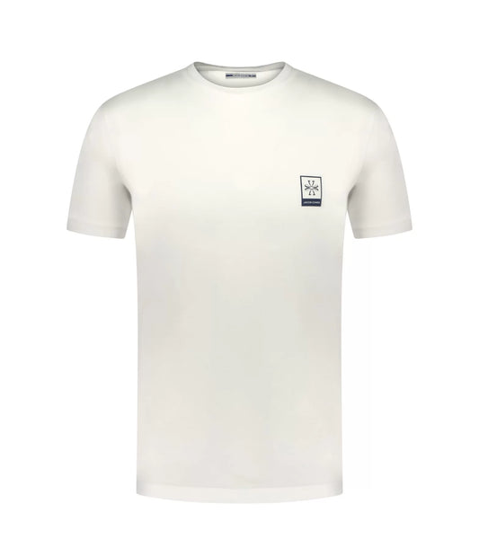 Jacob Cohën Men's Logo Cotton Jersey T-Shirt White - Front View