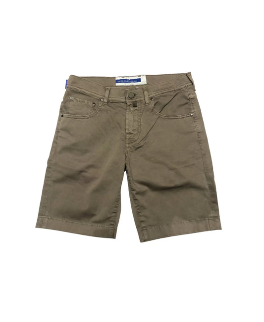 Jacob Cohën Men's Nicolas Shorts in Taupe - Front View