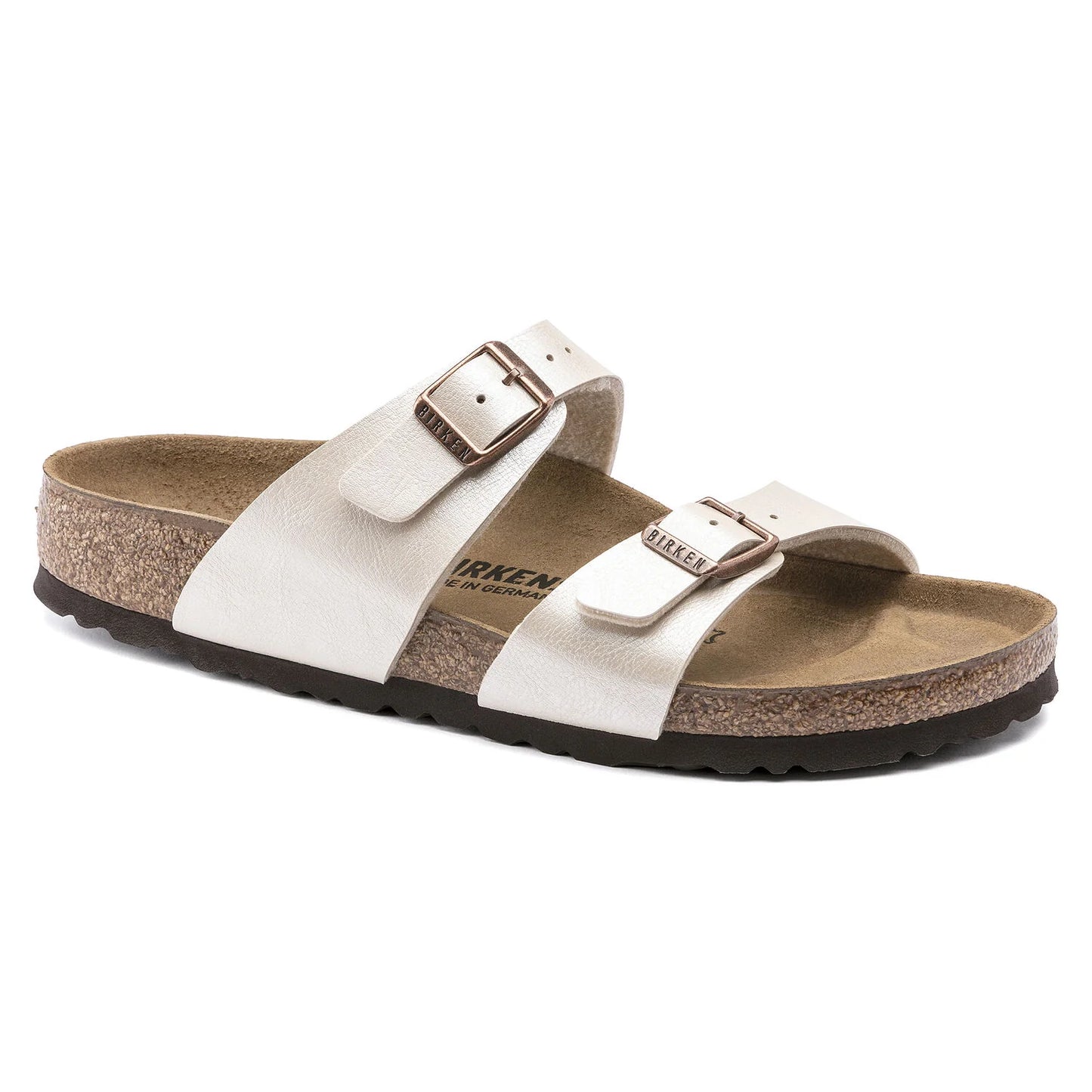 Birkenstock Women's Sydney Cushion Buckle Sandals Graceful White