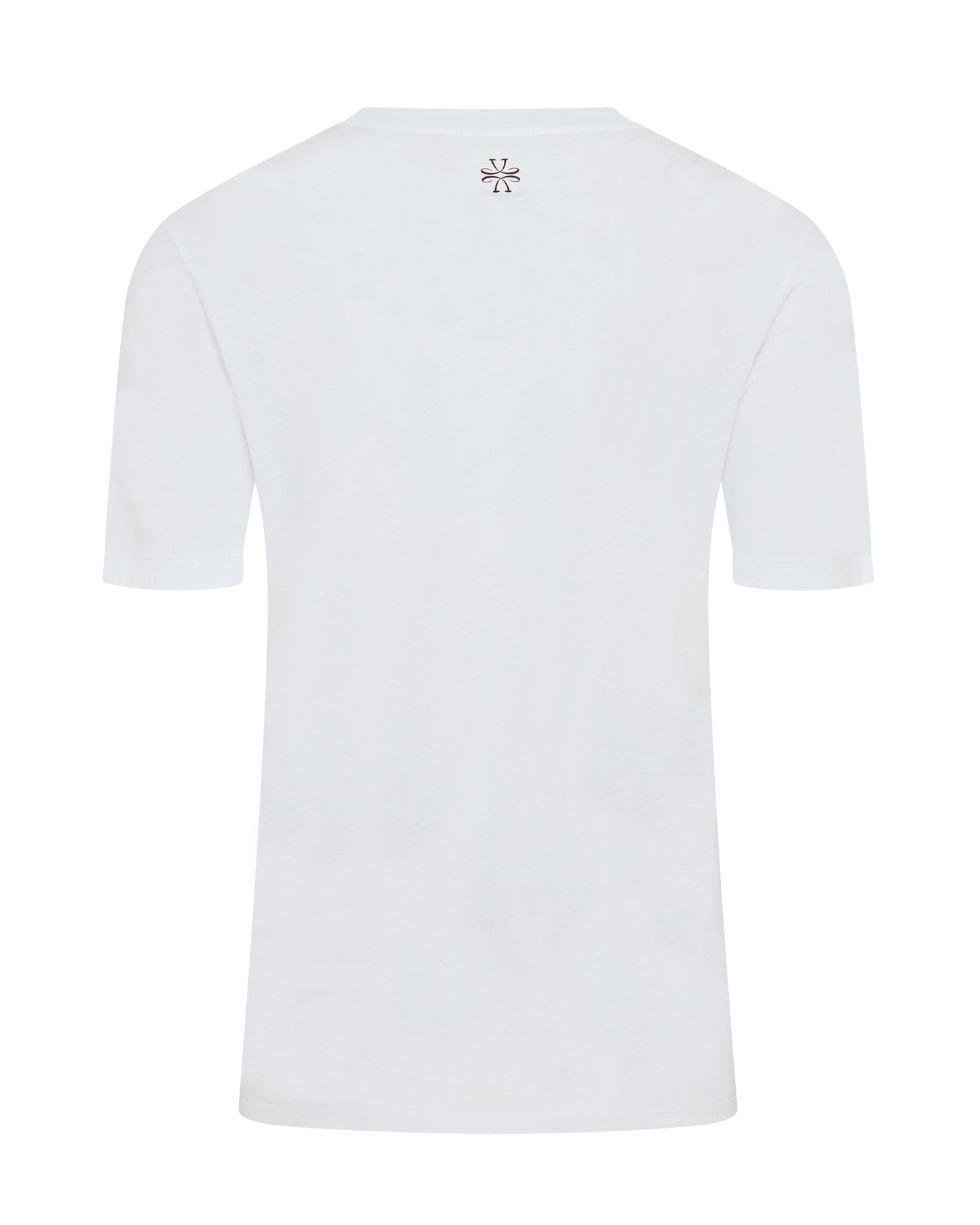 Jacob Cohën Men's Short Sleeve Tennis Court Print T-Shirt White