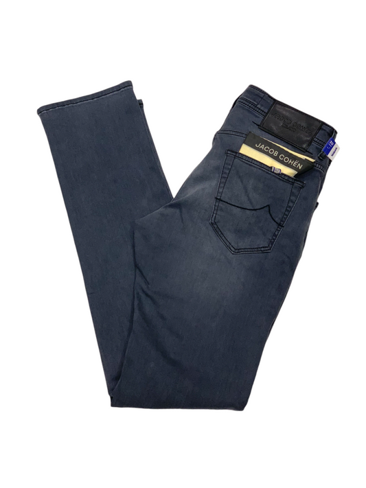 Jacob Cohën Men's Nick Slim Fit Jeans Grey Black Label