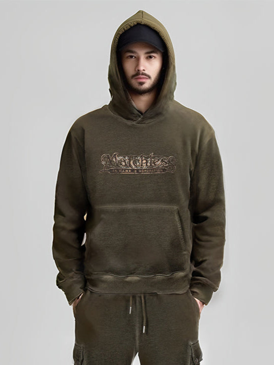 Matchless London / Hoodie Sweatsirt Military Green