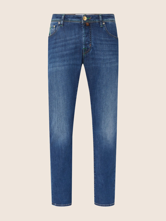 Jacob Cohën Men's Nick Slim Carrot Jeans Light Blue