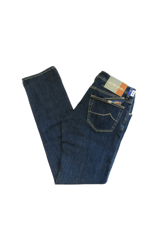 Jacob Cohën Men's Nick Slim Fit Jeans Blue - Side View