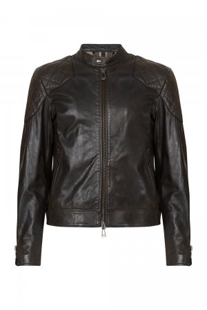 Belstaff Outlaw Men's Leather Biker Jacket Black