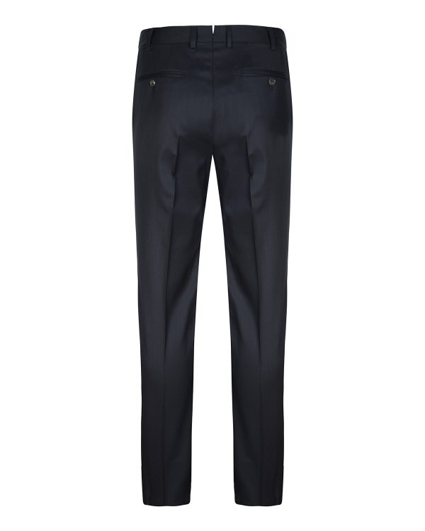 Pal Zileri Men's Tapered Suit Trousers Navy