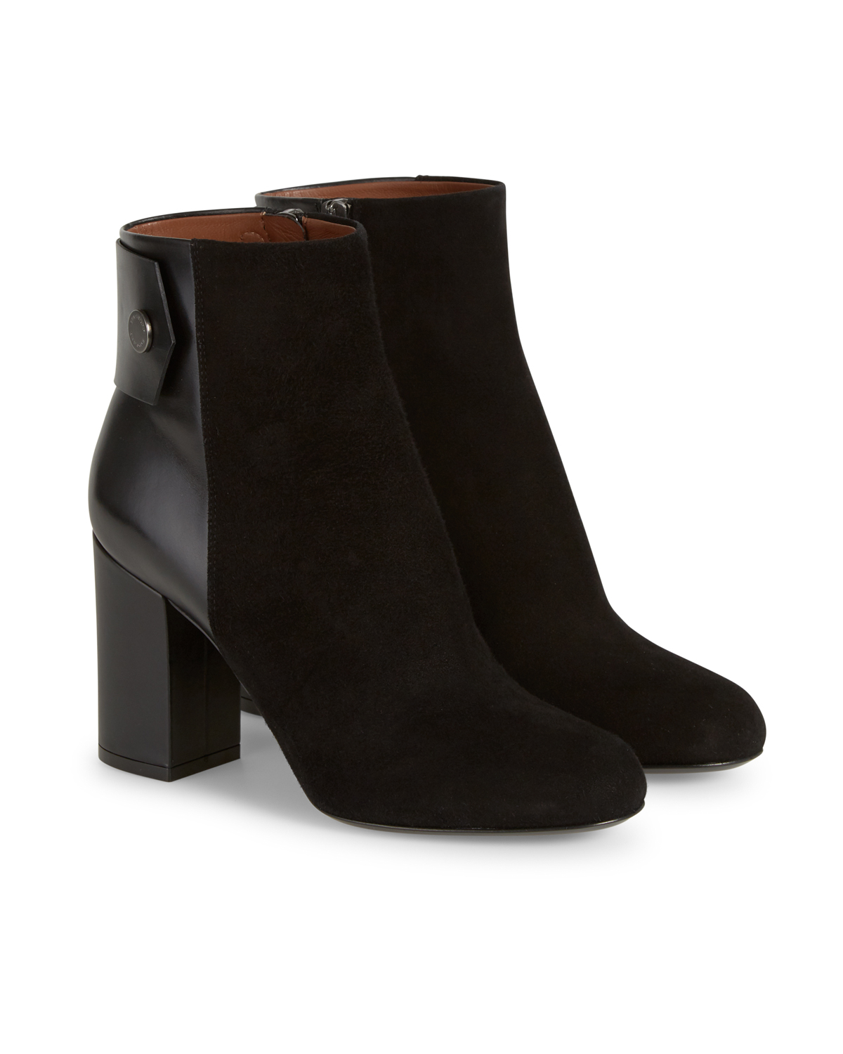Belstaff Women's Astel Suede Ankle Boots Black | Linea Fashion