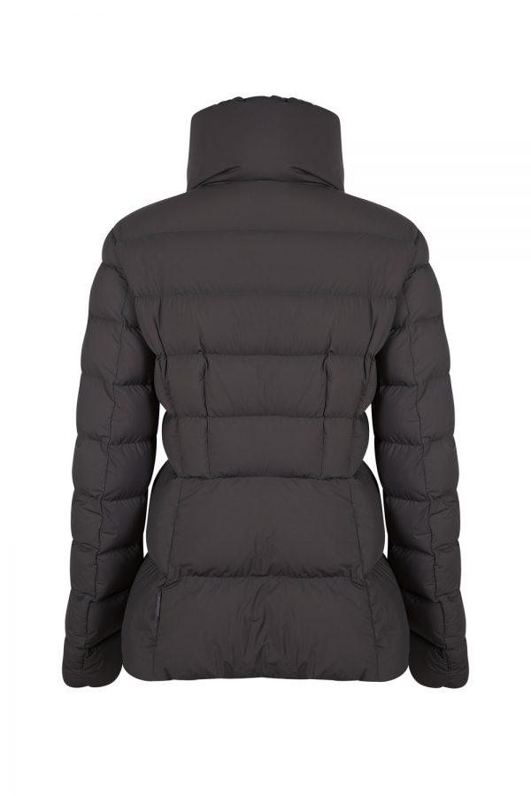Moncler Neva Women’s Stretch Nylon Padded Jacket Grey