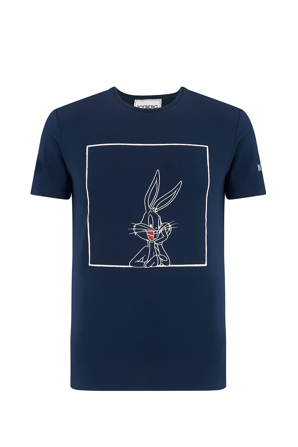 Iceberg Men’s Short Sleeve Bugs Bunny T Shirt Navy - New W20 Collection ...