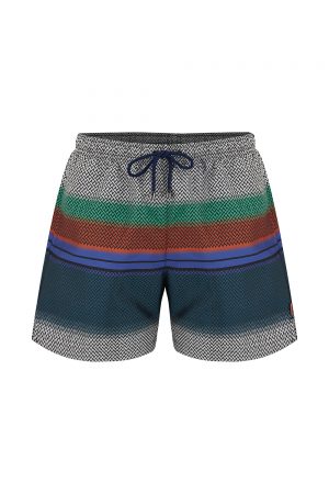 Missoni Men's Zigzag-print Swim Shorts Multicoloured - New SS21 Collection