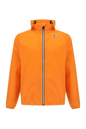 K-Way Le Vrai Claude 3.0 Men’s Hooded Nylon Jacket Orange - New SS21 Collection