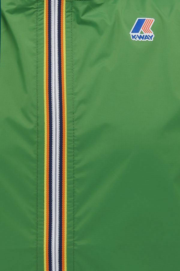 K-Way Le Vrai Claude 3.0 Men’s Short Nylon Jacket Green - New SS21 Collection