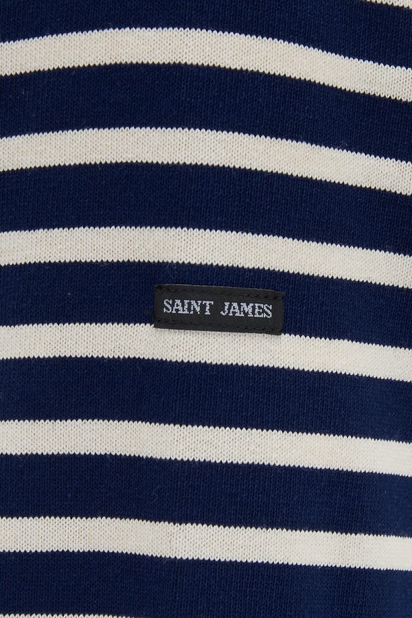 Saint James Guildo R A Men’s Striped Top Navy/White - New SS21 Collection