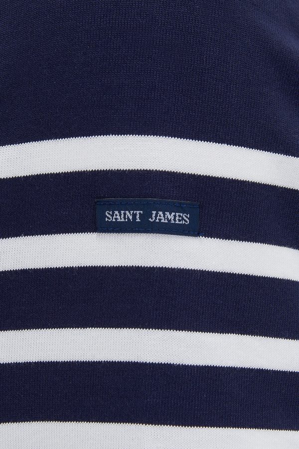 Saint James Naval Men’s Breton Stripe Top Navy/White - New SS21 Collection 