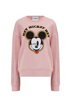 Iceberg Women's Mickey Mouse Ruffle Shoulder Sweatshirt - New SS21 Collection