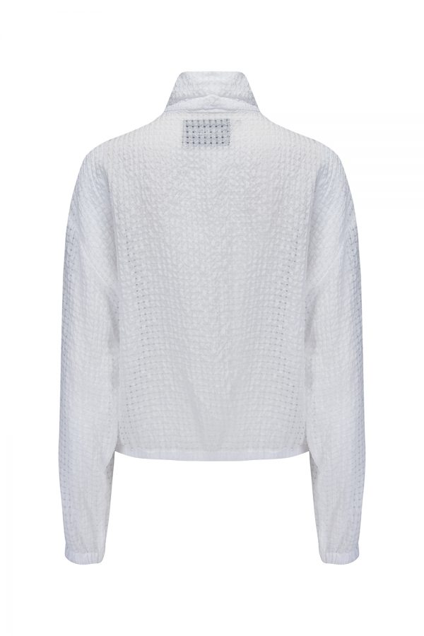 Iceberg Women's Broderie Anglaise Demi-sheer Jacket White - New SS21 Collection