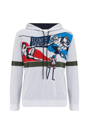 Iceberg Men's Michelangelo Graphic Hoodie White - New SS21 Collection