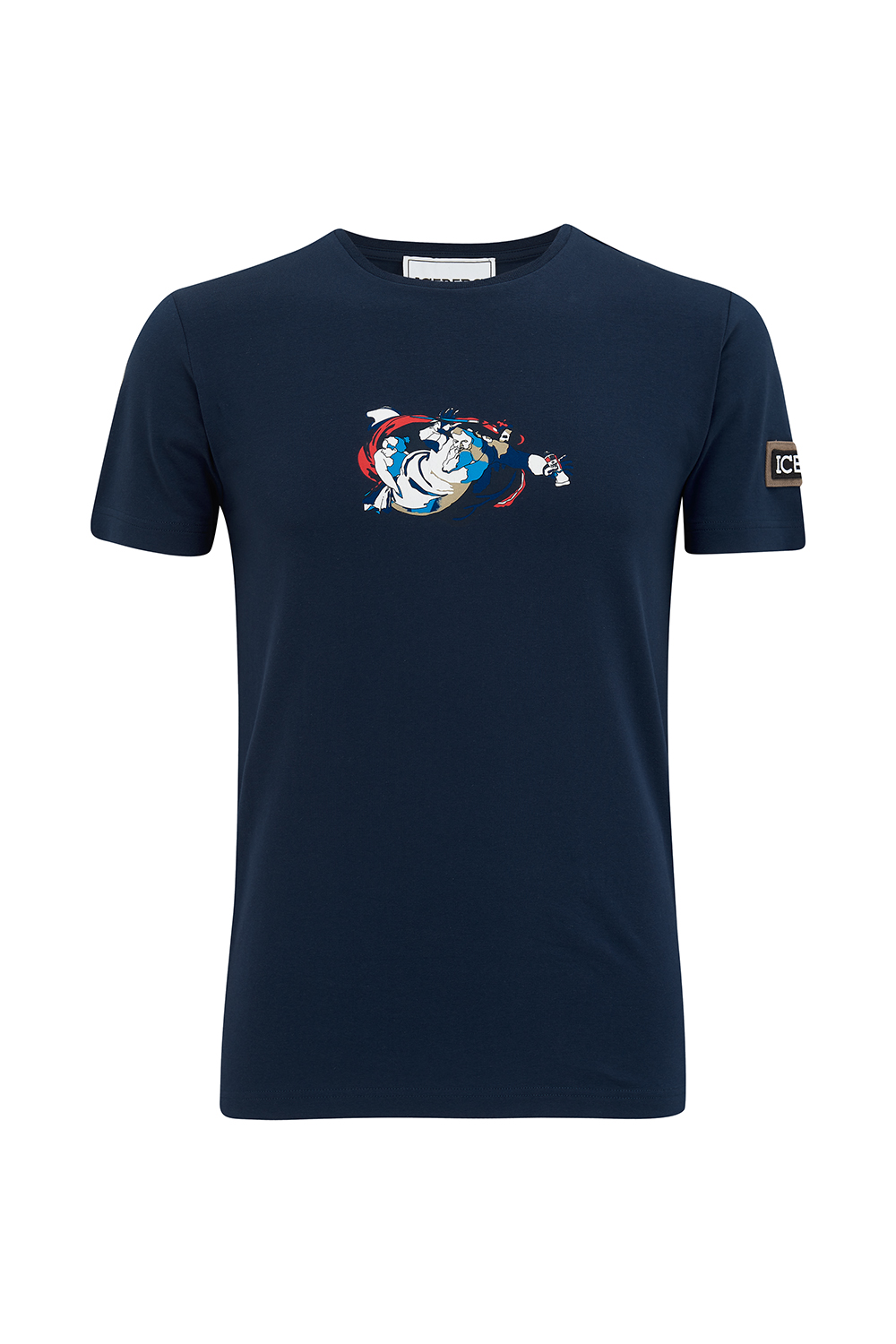 Iceberg Men's Michelangelo Graphic Print T-shirt Navy - New SS21 