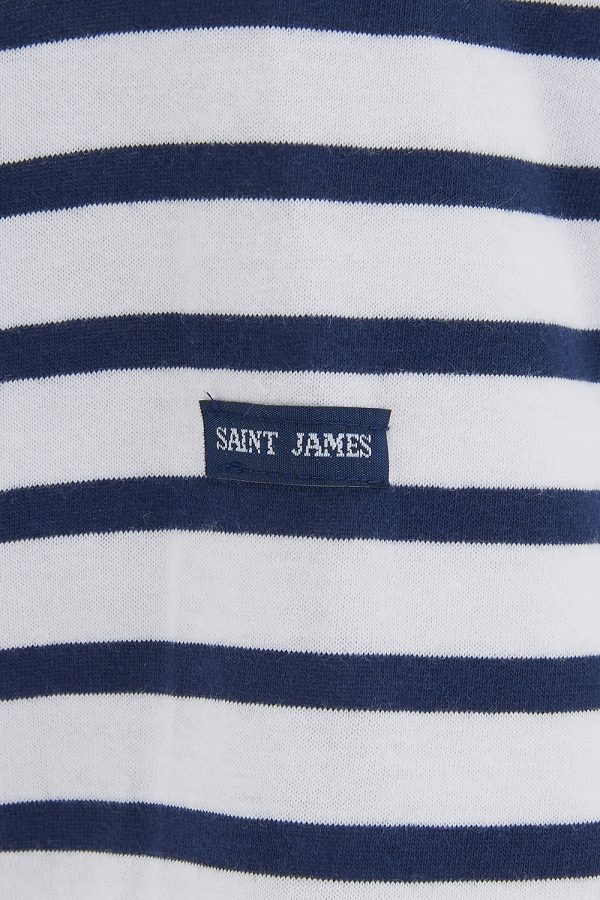 Saint James Minquiers Women’s Breton Stripe T-shirt White/Navy - New SS21 Collection