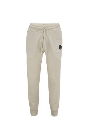 C.P. Company Men’s Lens Pocket Track Pants Ivory - New S21 Collection