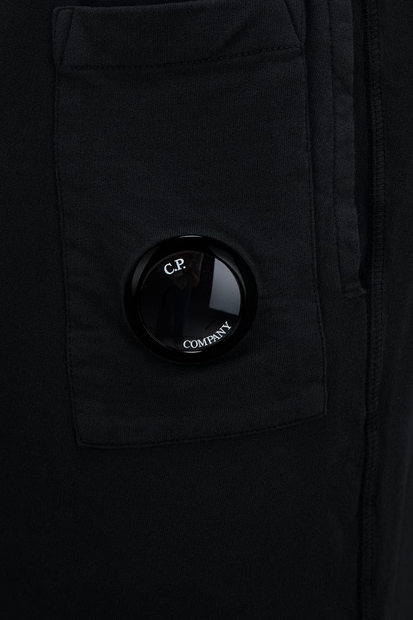 C.P. Company Men's Lens-detail Sweat Pants Black - New S21 Collection