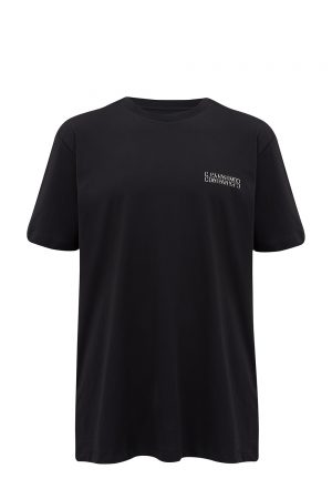 C.P. Company Men’s Rear Logo Print T-Shirt Black - New S21 Collection 