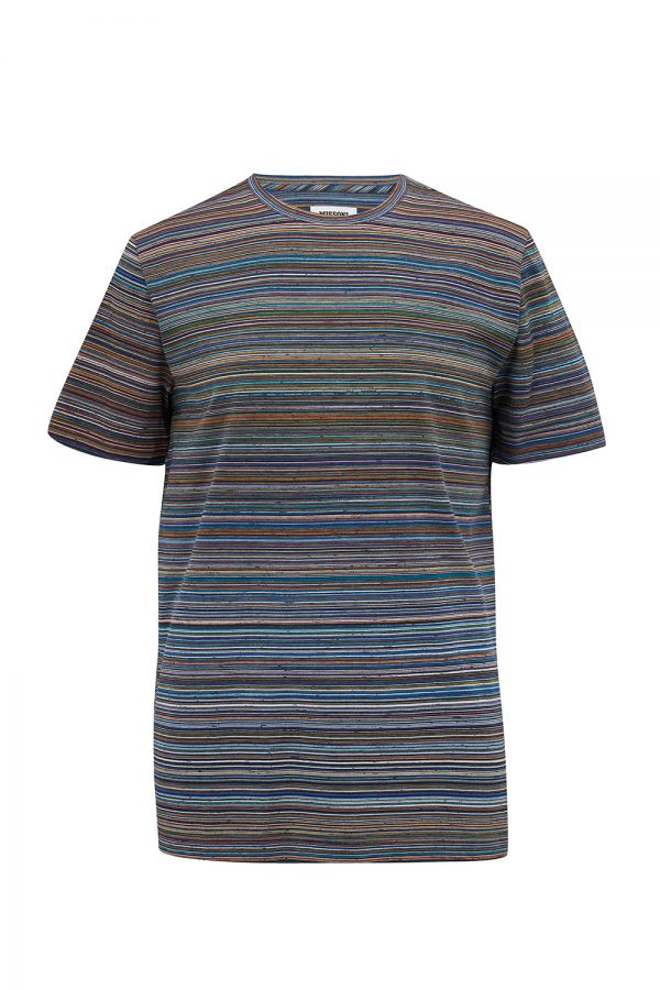 Missoni Men’s Mix Striped T-shirt Multicoloured - New W21 Collection