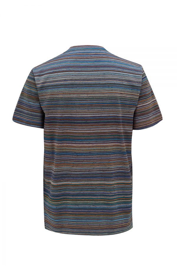 Missoni Men’s Mix Striped T-shirt Multicoloured - New W21 Collection