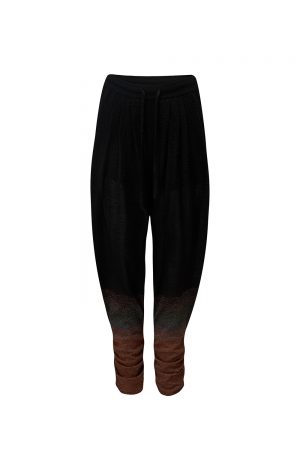 Missoni Women's Ombré Harem Pants Black - New W21 Collection