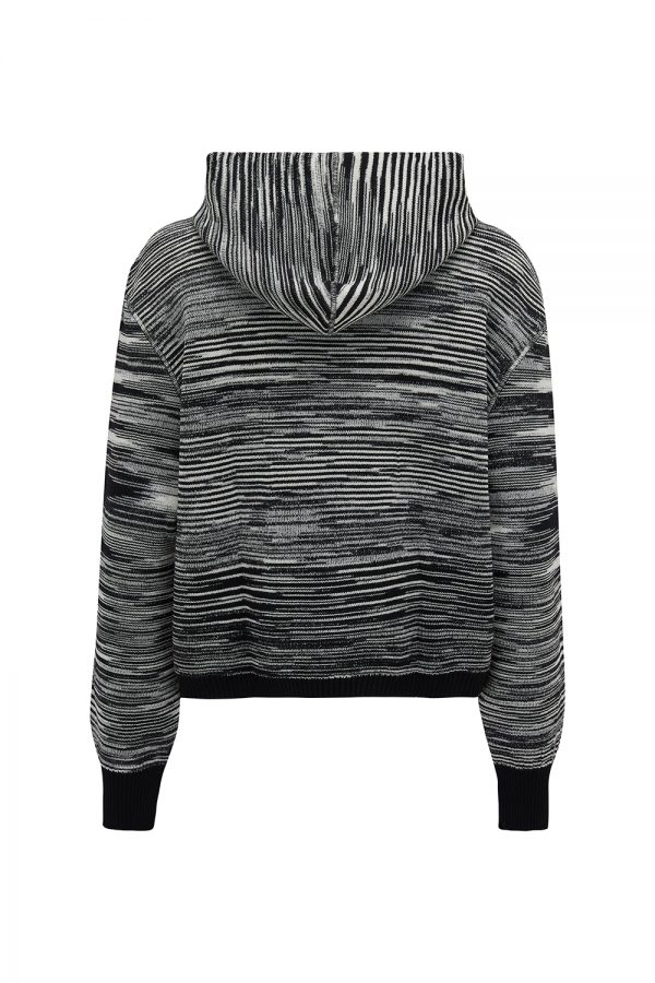 Missoni Women's Space-dye Hooded Pullover Black - New W21 Collection