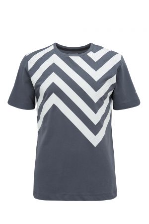 Missoni Sport Men’s Zigzag Motif T-shirt Dark Grey - New W21 Collection