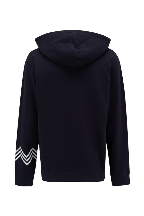 Missoni Sport Men’s Zigzag Sleeve Hoodie Black - New W21 Collection