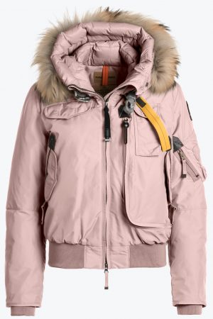Parajumpers Gobi Women's Hooded Bomber Jacket Pink - New W21 Collection 21WMPWJCKMA31P50_645_1