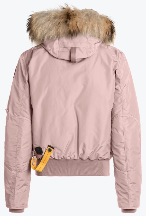 Parajumpers Gobi Women's Hooded Bomber Jacket Pink - New W21 Collection 21WMPWJCKMA31P50_645_3
