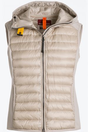 Parajumpers Nikky Women's Down Gilet Silver Grey - New W21 Collection WU 32-1